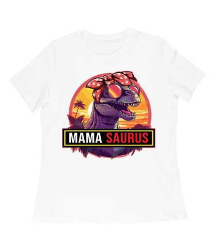 "Mama Saurus" Dinosaur Mom T-Shirt