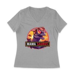 "Mama Saurus" Dinosaur Mom T-Shirt