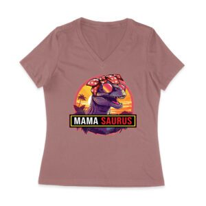 "Mama Saurus" Dinosaur Mom T-Shirt