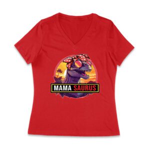 "Mama Saurus" Dinosaur Mom T-Shirt