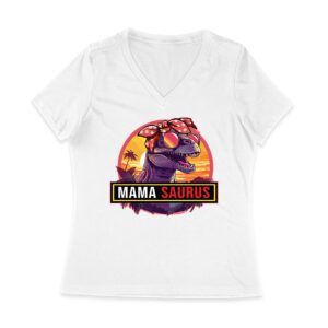 "Mama Saurus" Dinosaur Mom T-Shirt