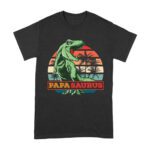 "Papa Saurus" Dinosaur T-Shirt for Dads ? Funny Father?s Day Gift, Perfect Shirt for Dino Lovers and Unisex Adult – Viva Party