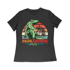 "Papa Saurus" Dinosaur T-Shirt for Dads ? Funny Father?s Day Gift, Perfect Shirt for Dino Lovers and Women Relaxed – Viva Party