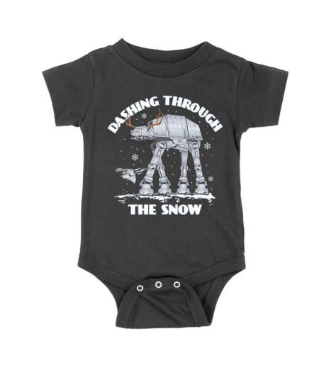 Star AT-AT Dashing Through the Snow Graphic T-Shirt ? Fun Festive Holiday Apparel Unisex Baby Jersey – Viva Party