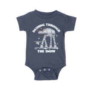 Star AT-AT Dashing Through the Snow Graphic T-Shirt ? Fun Festive Holiday Apparel Unisex Baby Jersey