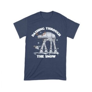 Star AT-AT Dashing Through the Snow Graphic T-Shirt ? Fun Festive Holiday Apparel Unisex Toddler