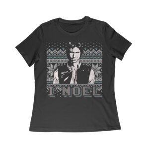 Star I Noel Han Solo Holiday Humor Christmas T-Shirt  Women Relaxed – Viva Party