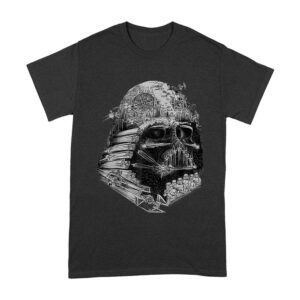 Star Wars Darth Vader Build The Empire Graphic T-Shirt - Bold Sci-Fi Design for Fans of Galactic Style Unisex Adult – Viva Party