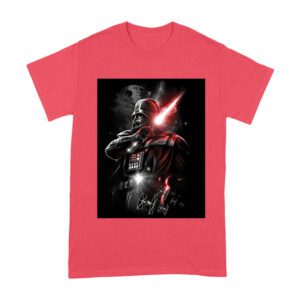 Star Wars Darth Vader Lightsaber Portrait T-Shirt