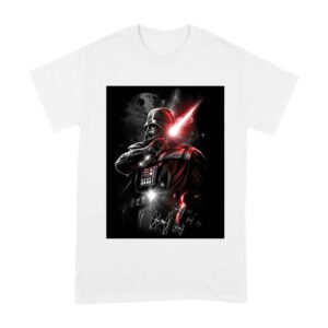Star Wars Darth Vader Lightsaber Portrait T-Shirt