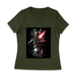 Star Wars Darth Vader Lightsaber Portrait T-Shirt