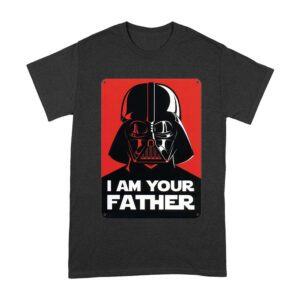Star Wars Darth Vader I Am Your Father Dark Portrait T-Shirt - Iconic Sci-Fi Graphic Tee for Galactic Fans Unisex Adult – Viva Party