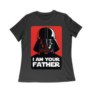 Star Wars Darth Vader I Am Your Father Dark Portrait T-Shirt - Iconic Sci-Fi Graphic Tee for Galactic Fans Women Relaxed – Viva Party