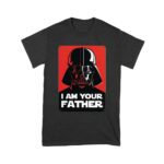 Star Wars Darth Vader I Am Your Father Dark Portrait T-Shirt - Iconic Sci-Fi Graphic Tee for Galactic Fans Unisex Youth – Viva Party