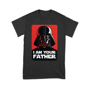 Star Wars Darth Vader I Am Your Father Dark Portrait T-Shirt - Iconic Sci-Fi Graphic Tee for Galactic Fans Unisex Youth – Viva Party