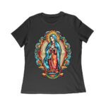 Our Lady of Guadalupe Virgin Mary T-Shirt - Catholic Devotional Shirt for Women, Faith Graphic Tee, Spiritual Religious Gift Apparel Women Relaxed – Viva Party