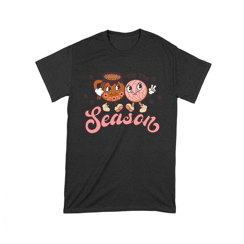 Tksg-02_T-Black.jpg This The Season Thanksgiving Rice Bowl And Cookie T-Shirt - Fun Holiday Wear - Perfect Gift For Food Lovers - Comfortable Fit Unisex Toddler – Viva Party