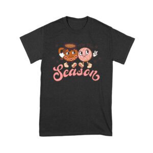 This the Season Thanksgiving Rice Bowl and Cookie T-Shirt - Fun Holiday Wear - Perfect Gift for Food Lovers - Comfortable Fit Unisex Youth – Viva Party