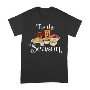 This the Season Foods on the Table Thanksgiving T-Shirt - Fun Holiday Wear - Perfect Gift for Food Lovers - Comfortable Fit Unisex Adult – Viva Party