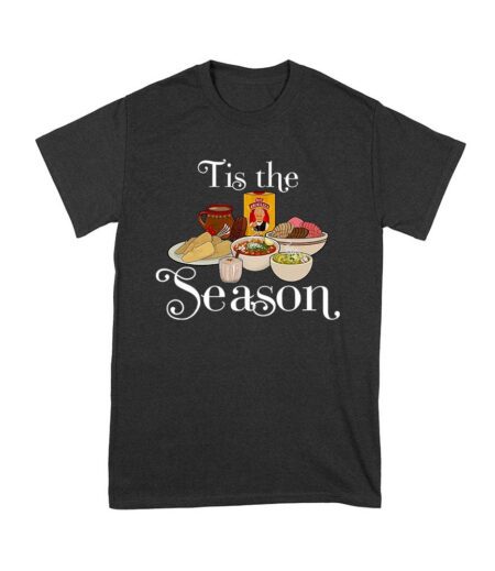This the Season Foods on the Table Thanksgiving T-Shirt - Fun Holiday Wear - Perfect Gift for Food Lovers - Comfortable Fit Unisex Youth – Viva Party