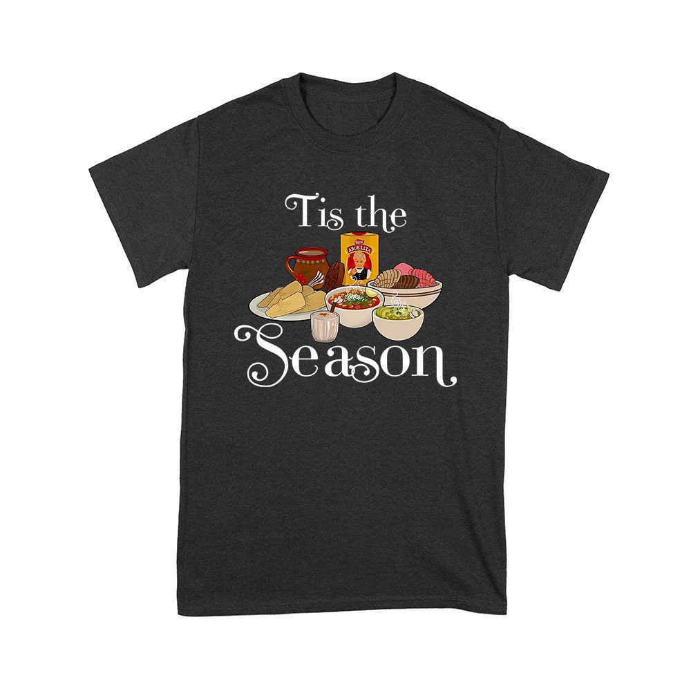 Tksg-03_Y-Black.jpg This The Season Foods On The Table Thanksgiving T-Shirt - Fun Holiday Wear - Perfect Gift For Food Lovers - Comfortable Fit Unisex Youth – Viva Party