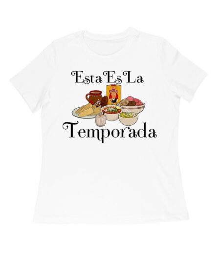 Esta Es La Temporada Foods on the Table Thanksgiving T-Shirt