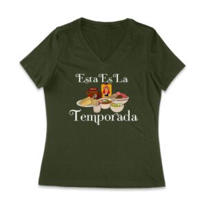 Esta Es La Temporada Foods on the Table Thanksgiving T-Shirt