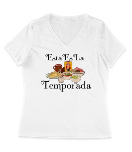 Esta Es La Temporada Foods on the Table Thanksgiving T-Shirt