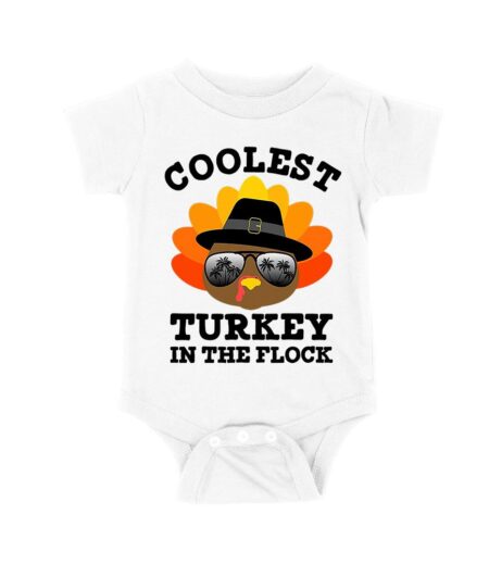 Coolest Turkey in the Flock Thanksgiving T-Shirt