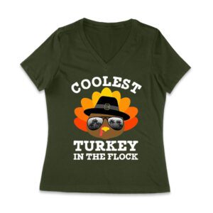 Coolest Turkey in the Flock Thanksgiving T-Shirt