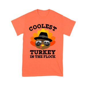 Coolest Turkey in the Flock Thanksgiving T-Shirt
