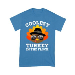 Coolest Turkey in the Flock Thanksgiving T-Shirt