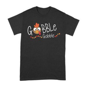 Gobble Gobble Thanksgiving T-Shirt - Fun and Festive Holiday Wear - Perfect for Turkey Lovers - Comfortable Fit Unisex Adult – Viva Party