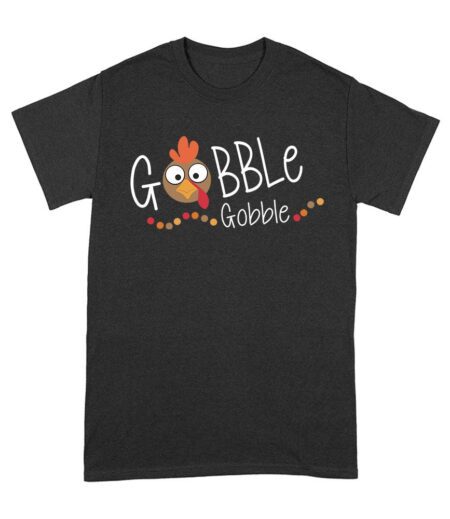 Gobble Gobble Thanksgiving T-Shirt - Fun and Festive Holiday Wear - Perfect for Turkey Lovers - Comfortable Fit Unisex Adult – Viva Party
