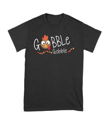 Gobble Gobble Thanksgiving T-Shirt - Fun and Festive Holiday Wear - Perfect for Turkey Lovers - Comfortable Fit Unisex Youth – Viva Party