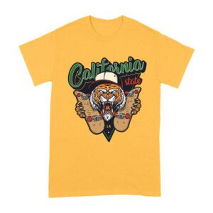 Fierce California Tiger Skateboarding T-Shirt
