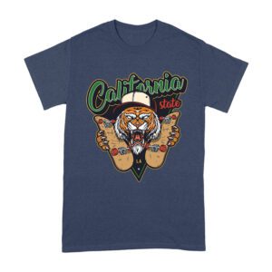 Fierce California Tiger Skateboarding T-Shirt