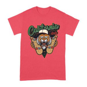 Fierce California Tiger Skateboarding T-Shirt