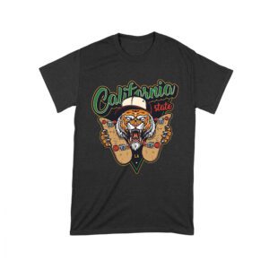 Fierce California Tiger Skateboarding T-Shirt - Bold Graphic Design for Skate Fans Unisex Toddler – Viva Party