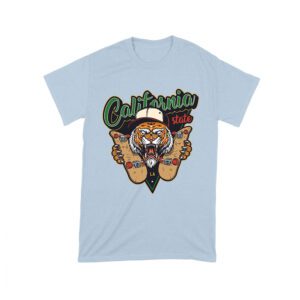 Fierce California Tiger Skateboarding T-Shirt