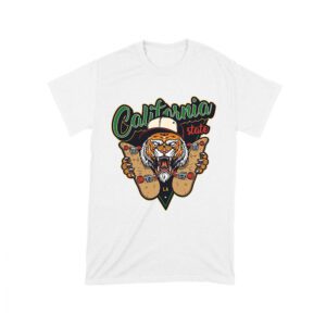 Fierce California Tiger Skateboarding T-Shirt
