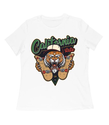 Fierce California Tiger Skateboarding T-Shirt