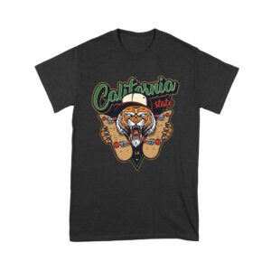 Fierce California Tiger Skateboarding T-Shirt - Bold Graphic Design for Skate Fans Unisex Youth – Viva Party