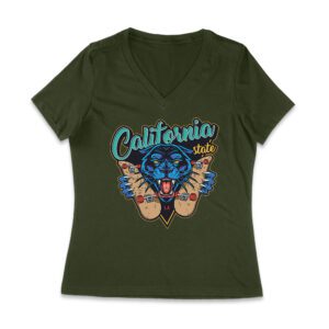 Dynamic Tiger Skateboarding California Graphic Tee