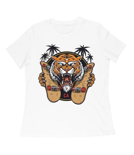 Roaring Tiger CA Skateboarding T-Shirt