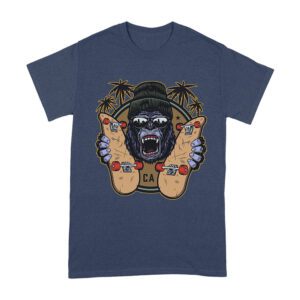 Fierce Gorilla Skateboarding California Tee