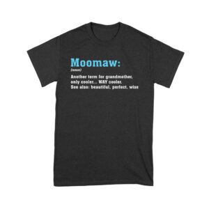 Moomaw T-Shirt - Funny Definition Noun - Another Term for Grandma - Humorous Family Tee Unisex Youth – Viva Party