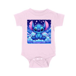 Adorable Galactic Blue Stitch T-Shirt