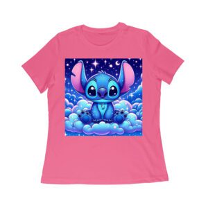 Adorable Galactic Blue Stitch T-Shirt