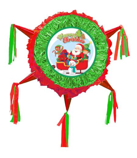 Merry Christmas Pinata 24 Inches – Viva Party